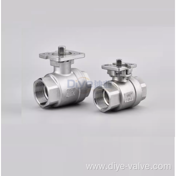 Two Piece Full Bore High Platform Ball Valve